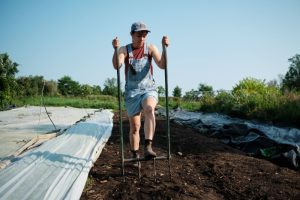 Grelinette tool for gardeners